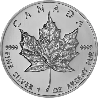 Canadian Silver Maple Leaf Coin (Any Year)