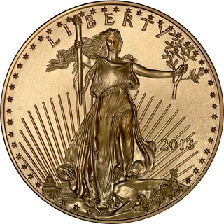 1/4 oz American Gold Eagle Coin (Any Year)