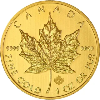Canadian Maple Leaf Gold Coin (Any Year)