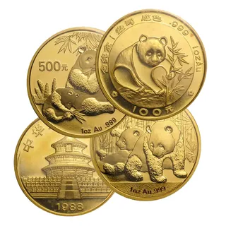 1 oz Chinese Gold Panda (Any Year)